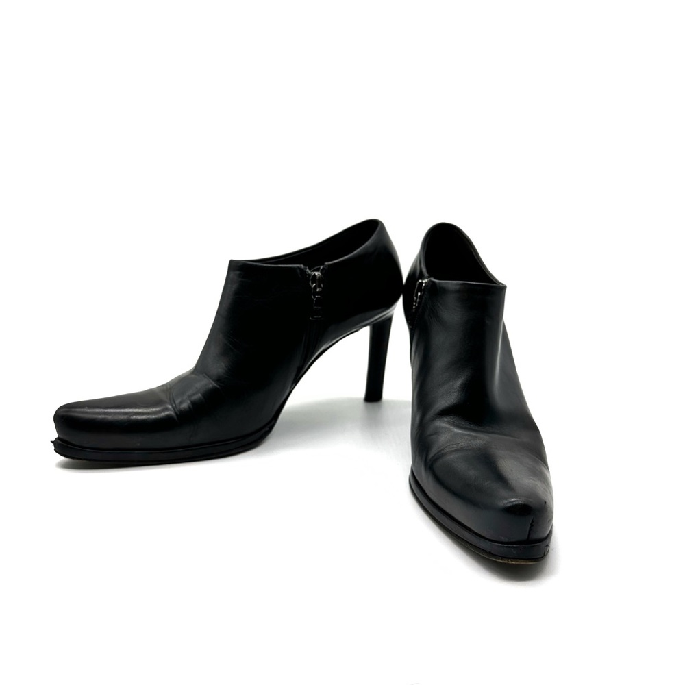 Vintage Black Prada Heel Boots 37 / 7